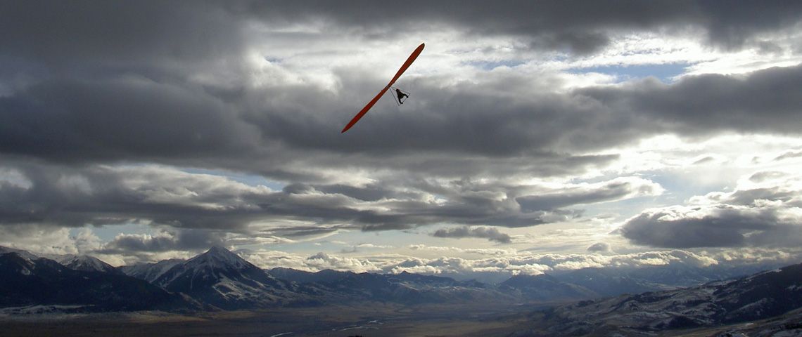 Dec 29, '04 looking south down Paradise Valley toward Yellowstone Park. Shooting from my Talon at Barney Hallin